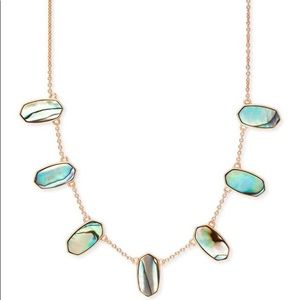 Kendra Scott Meadow Slider Necklace in abalone